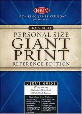 Personal Size Giant Print Reference Bible-NKJV [Large Print] 0785257853 Book Cover
