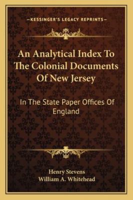 An Analytical Index To The Colonial Documents O... 1163306290 Book Cover