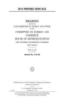 EPA's proposed ozone rule 1981342346 Book Cover