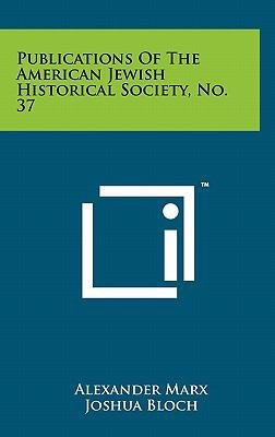 Publications of the American Jewish Historical ... 1258041006 Book Cover