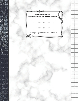 Graph Paper Composition Notebook: 110 Pages - Q... 1694711803 Book Cover