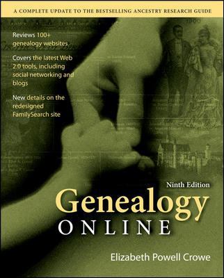 Genealogy Online 9/E 0071740376 Book Cover