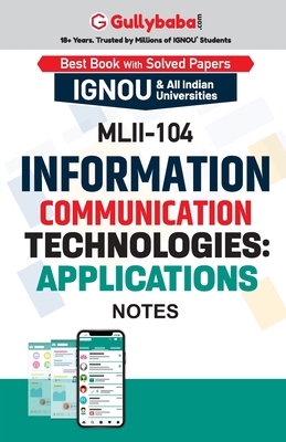 MLII-104 Information Communication Technologies... 9382688757 Book Cover