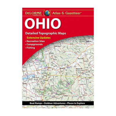Delorme Atlas & Gazetteer Ohio 13e 1946494607 Book Cover