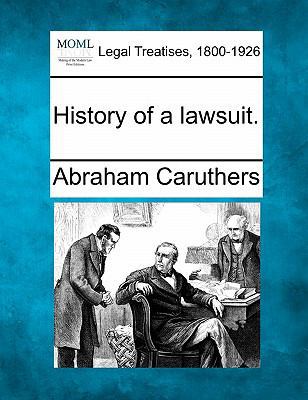 History of a lawsuit. 1240114788 Book Cover