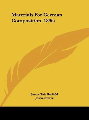 Materials for German Composition (1896) 1161896201 Book Cover