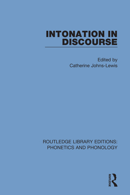 Intonation in Discourse 1138604194 Book Cover