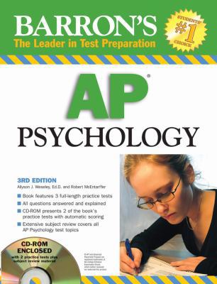 Barron's AP Psychology [With CDROM] 0764193244 Book Cover
