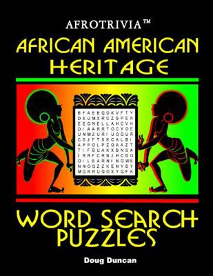 Paperback African American Heritage Word Search Puzzles Book