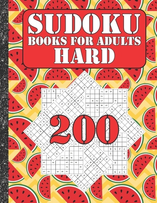 Sudoku books for adults hard: 200 Sudokus from ... B086Y4F6NM Book Cover