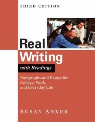 Real Writing with Readings: Paragraphs and Essa... 0312405219 Book Cover