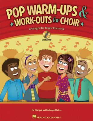 Pop Warm-Ups for Choir by Roger Emerson Book wi... 1458400824 Book Cover