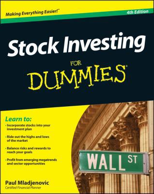 Stock Investing for Dummies 1118376781 Book Cover