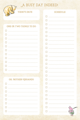 Winnie-The-Pooh Note Pad (60 Sheets) 1441348646 Book Cover