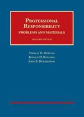 Professional Responsibility: Problems and Mater... 1609303253 Book Cover