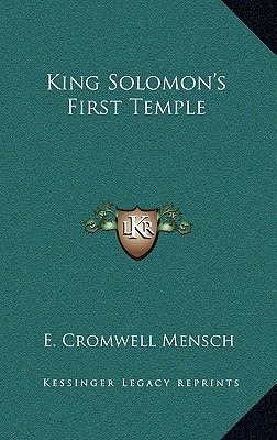 King Solomon's First Temple 1163211281 Book Cover
