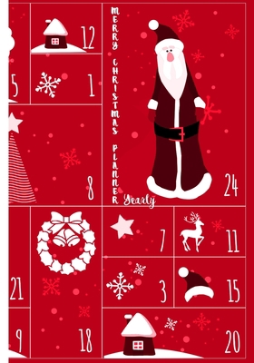 Merry Christmas Planner: Hourly Daily Weekly Me... 1704858062 Book Cover