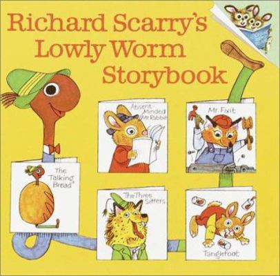 Richard Scarry's Lowly Worm Storybook (Please R... 0394882709 Book Cover