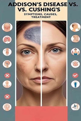 Addison's Disease vs. Cushing's - Symptoms, Cau... B0DBTW2DZ6 Book Cover