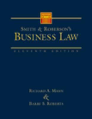 Smith and Roberson S Business Law 0324001959 Book Cover