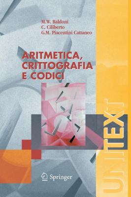 Aritmetica, Crittografia E Codici [Italian] 8847004551 Book Cover