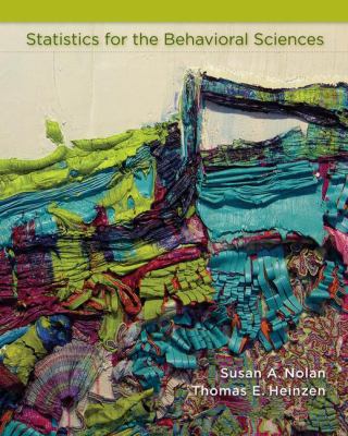 Statistics for the Behavioral Sciences 0716750074 Book Cover