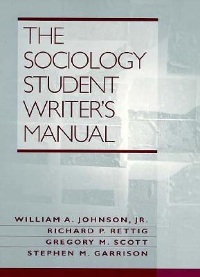 The Sociology Student Writer's Manual 0134629612 Book Cover