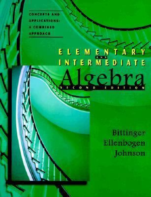 Elementary and Intermediate Algebra: Concepts a... 0201768046 Book Cover