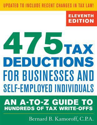 475 Tax Deductions for Businesses and Self-Empl... 1589797981 Book Cover