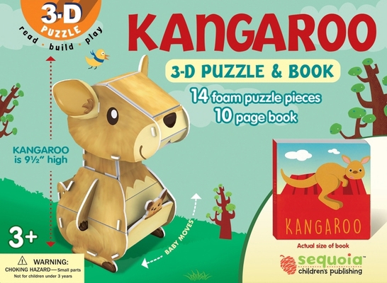 Kangaroo: Wildlife 3D Puzzle and Book [With Puz... 1642690163 Book Cover