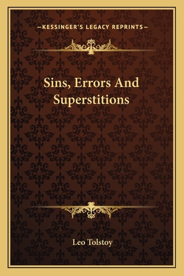 Sins, Errors And Superstitions 1162825987 Book Cover