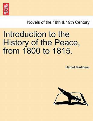 Introduction to the History of the Peace, from ... 1241551693 Book Cover