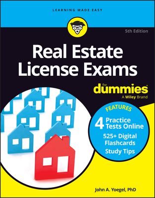 Real Estate License Exams for Dummies: Book + 4... 1394204116 Book Cover