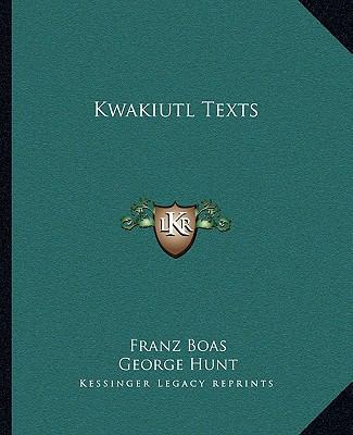 Kwakiutl Texts 1162979704 Book Cover