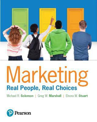 Marketing: Real People, Real Choices Plus Mylab... 013463960X Book Cover