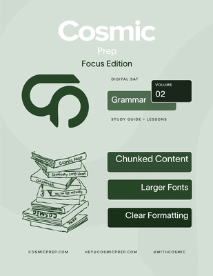 Cosmic Prep Digital SAT Grammar Guide Focus Edi... B0GV48LJKY Book Cover