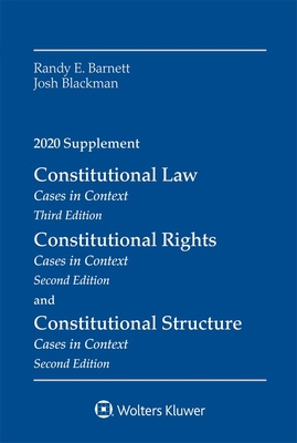 Constitutional Law: Cases in Context, 2020 Supp... 1543820271 Book Cover