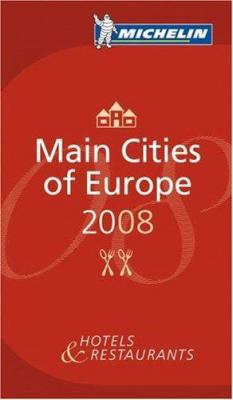 Michelin Red Guide Main Cities of Europe 2067130196 Book Cover
