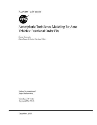 Atmospheric Turbulence Modeling for Aero Vehicl... B08F6QNQM1 Book Cover