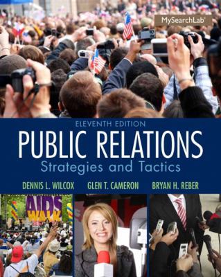 Public Relations: Strategies and Tactics B01LXBS7YJ Book Cover