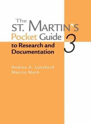 The St. Martin's Pocket Guide to Research and D... 0312398328 Book Cover