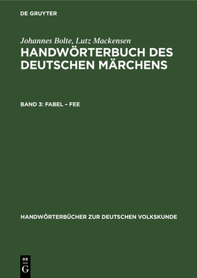 Fabel - Fee [German] 3112677250 Book Cover