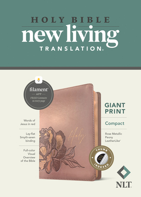 NLT Compact Giant Print Bible, Filament Enabled... 1496460634 Book Cover