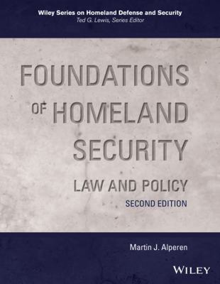 Foundations of Homeland Security 1119289114 Book Cover