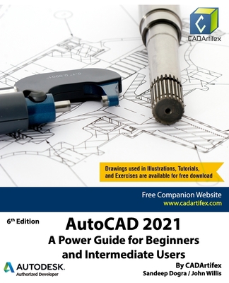 AutoCAD 2021: A Power Guide for Beginners and I... B08C8JHJQQ Book Cover