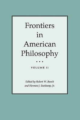 Frontiers in American Philosophy 1585440019 Book Cover