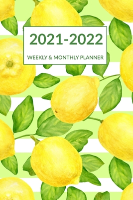 2021 2022 Weekly & Monthly Planner: Striped Gre... B094Z6Z967 Book Cover