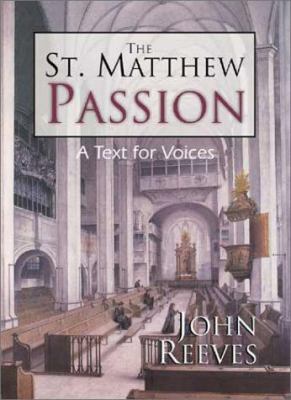 The St. Matthew Passion B0025WDA9O Book Cover
