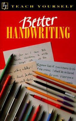 Better Handwriting (Teach Yourself Series) 0844237809 Book Cover