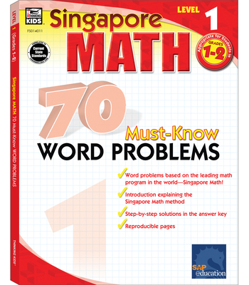 70 Must-Know Word Problems, Grades 1 - 2: Volume 6 0768240115 Book Cover